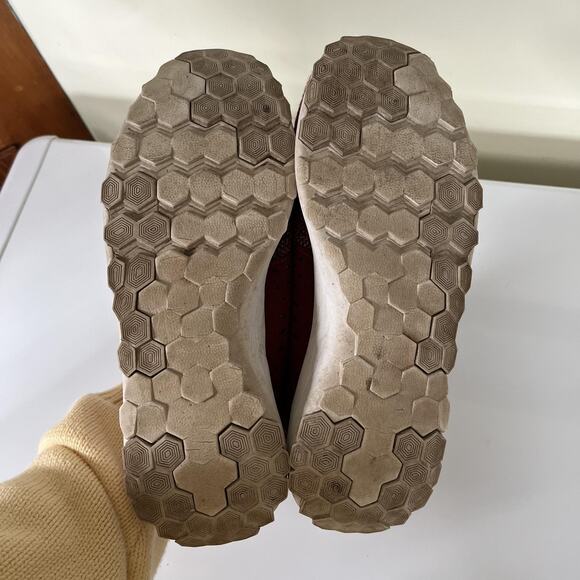 Hey Dude Shoes Womens Size 9 Red Knit Lightweight Casual Lace Up Foam Sneakers - Picture 7 of 9